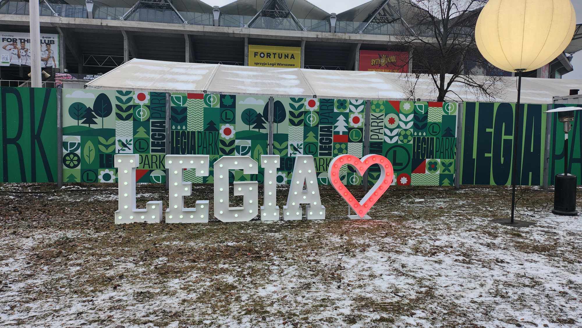 Kraina Dekoracji - Napis LED Legia