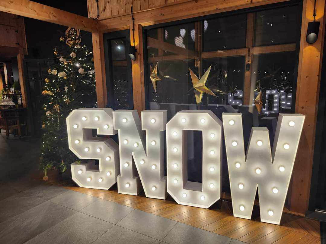 Kraina Dekoracji - Napis SNOW